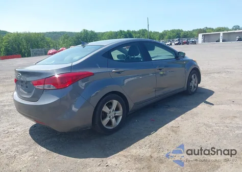 2012 Hyundai Elantra Gls из США, поврежденный, VIN 5NPDH4AE0CH086283
